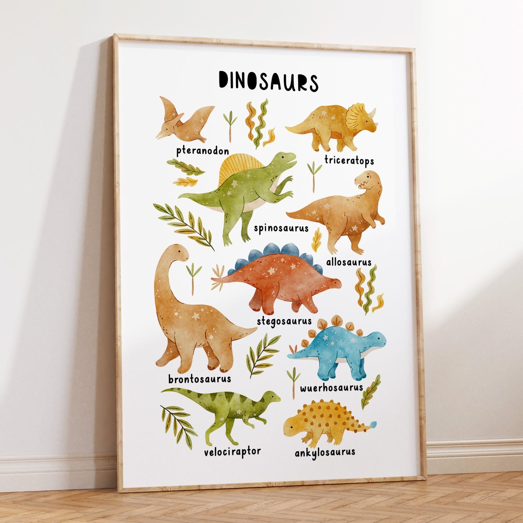 Dinosaur Wall Art | Dinosaur Chart | Dinosaur Nursery Print – The Kids Print Store dinosaur-wall-art-dinosaur-chart-dinosaur-nursery-print-the-kids-print-store