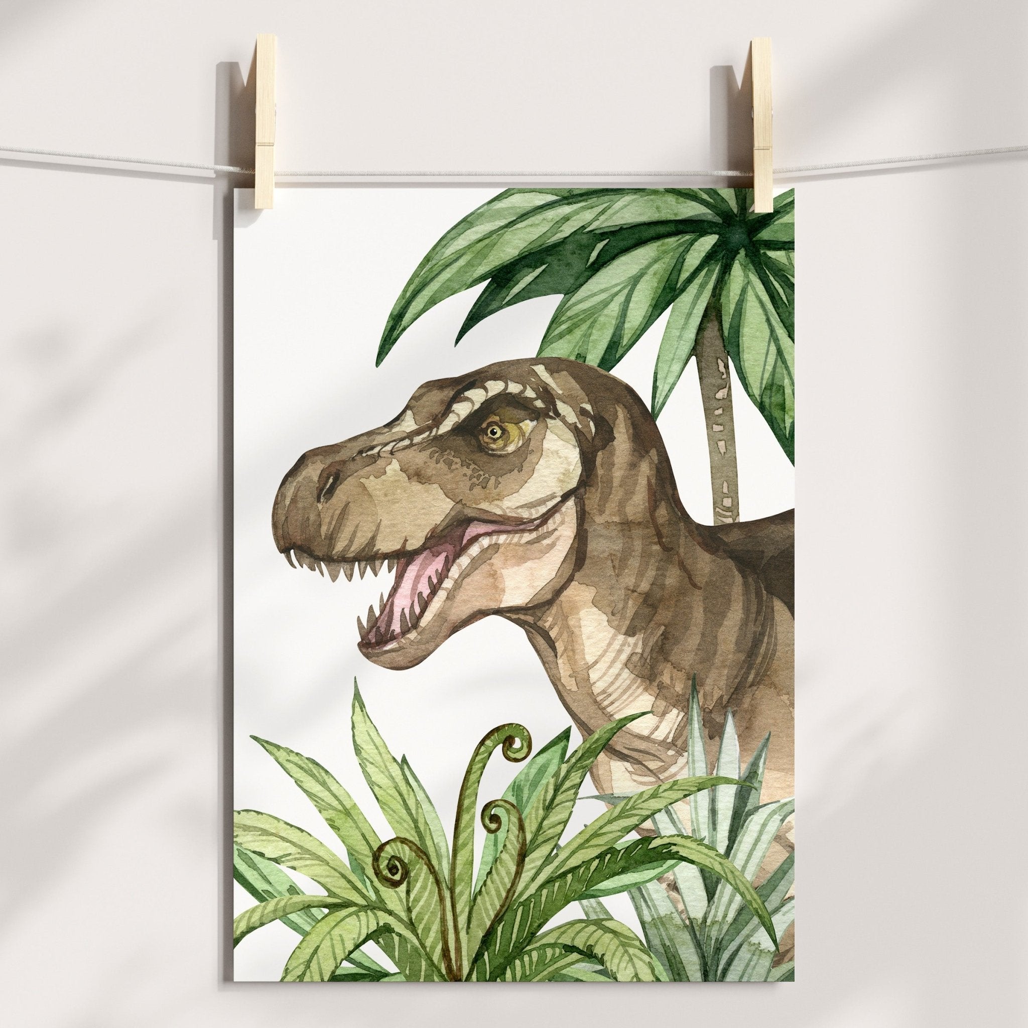 Dinosaur & Name Prints