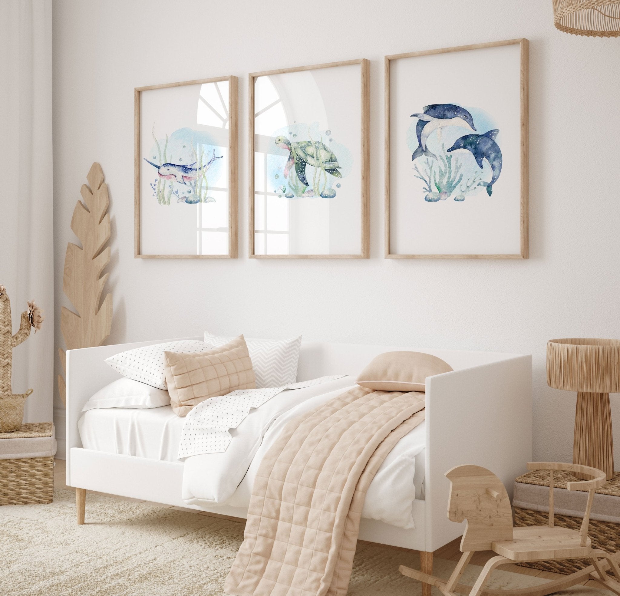 Dolphins Print