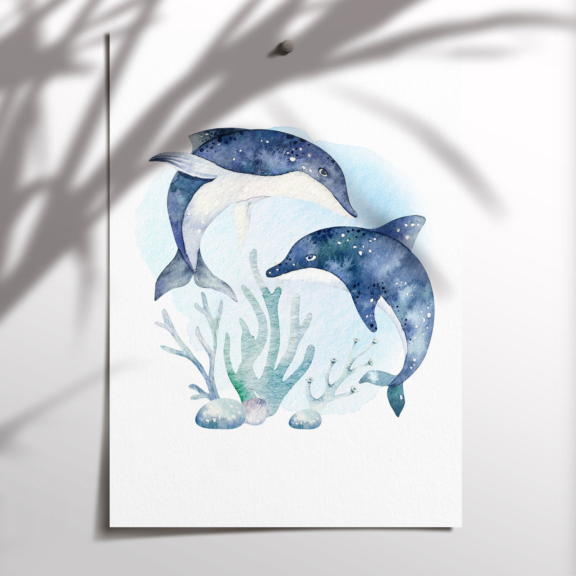 Dolphins Print