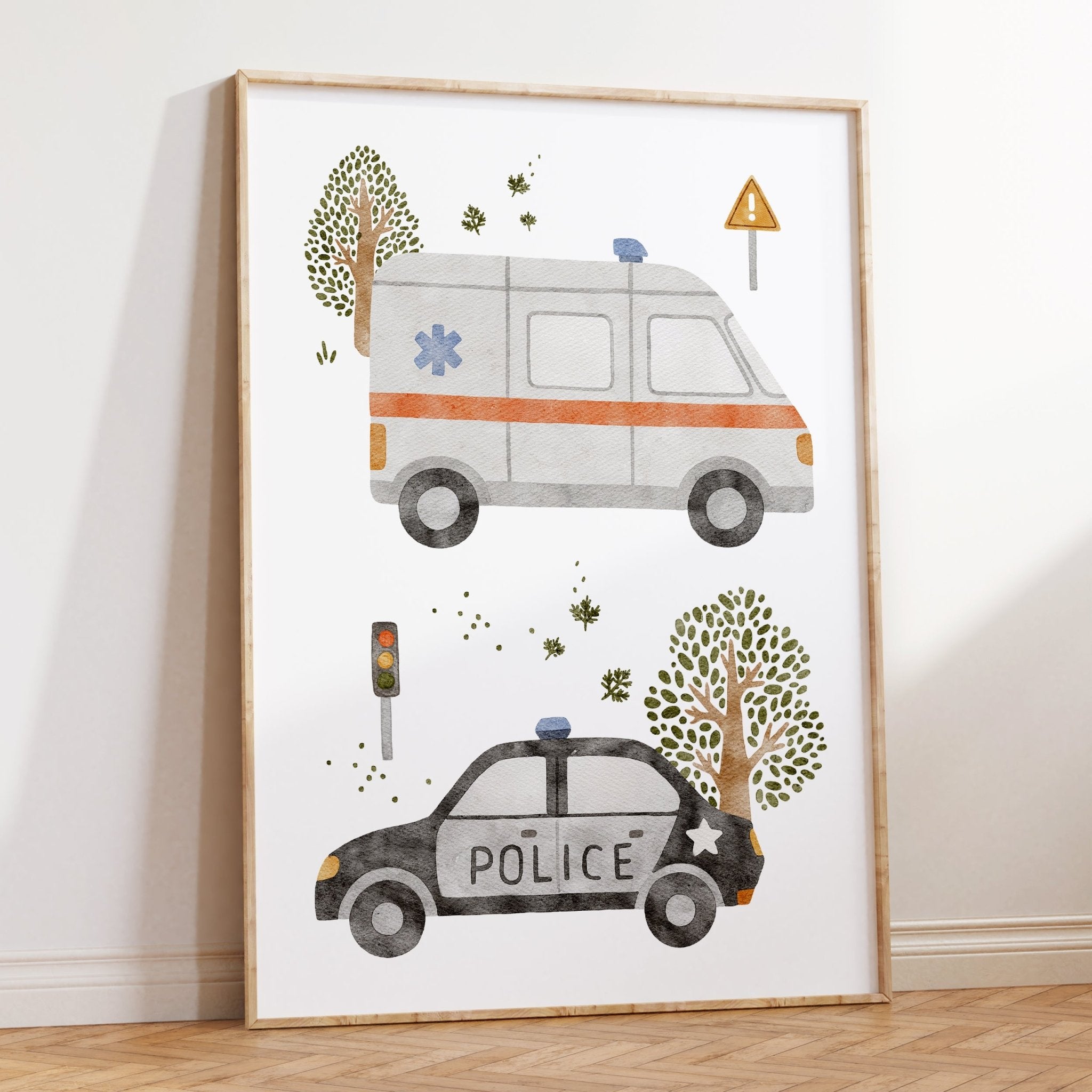 Emergency Vehicles Print