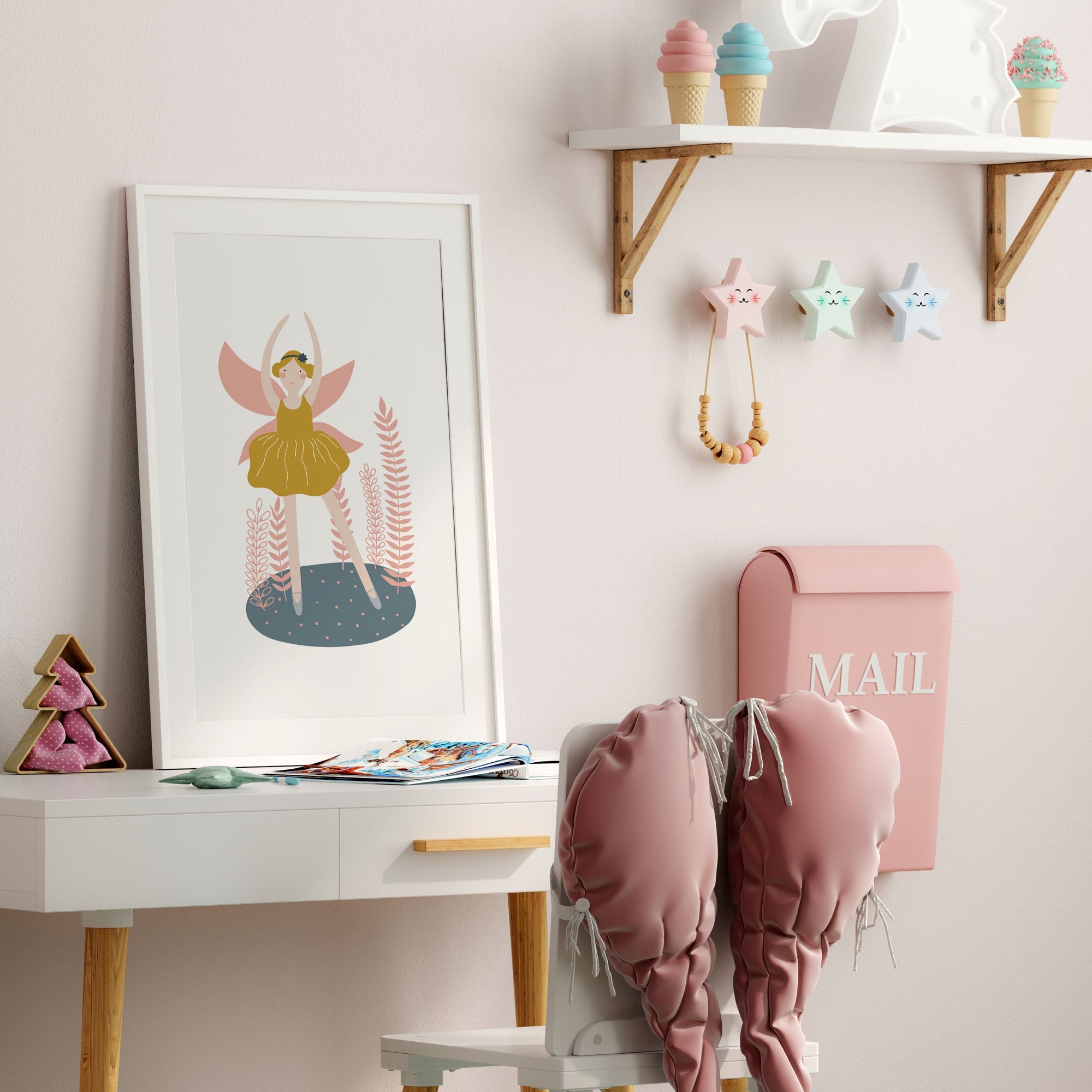 Fairy Ballerina Print I