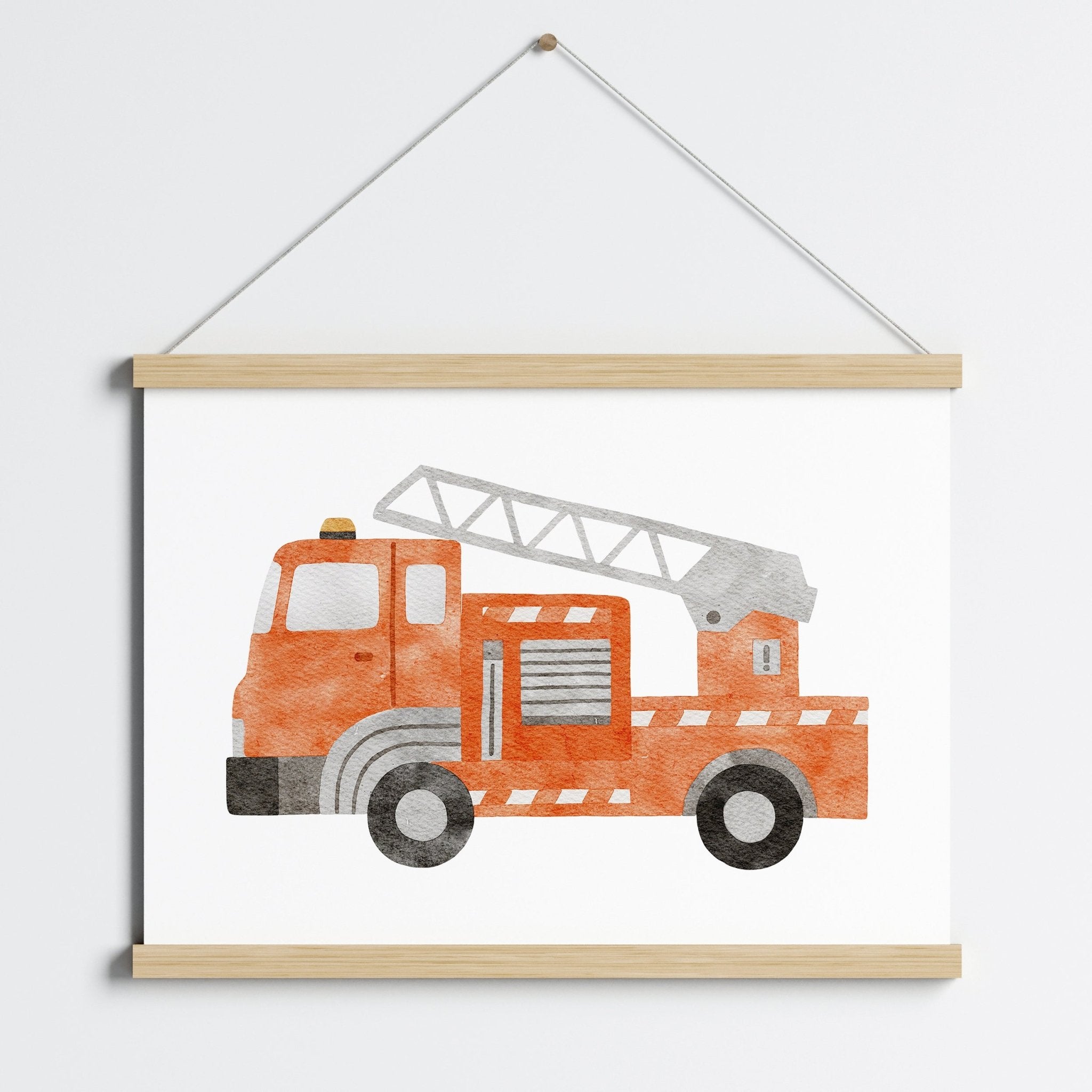 Fire Tuck Print