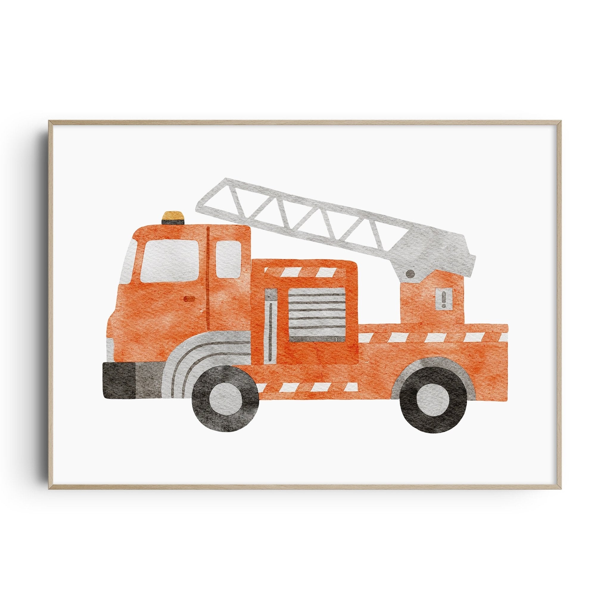 Fire Tuck Print