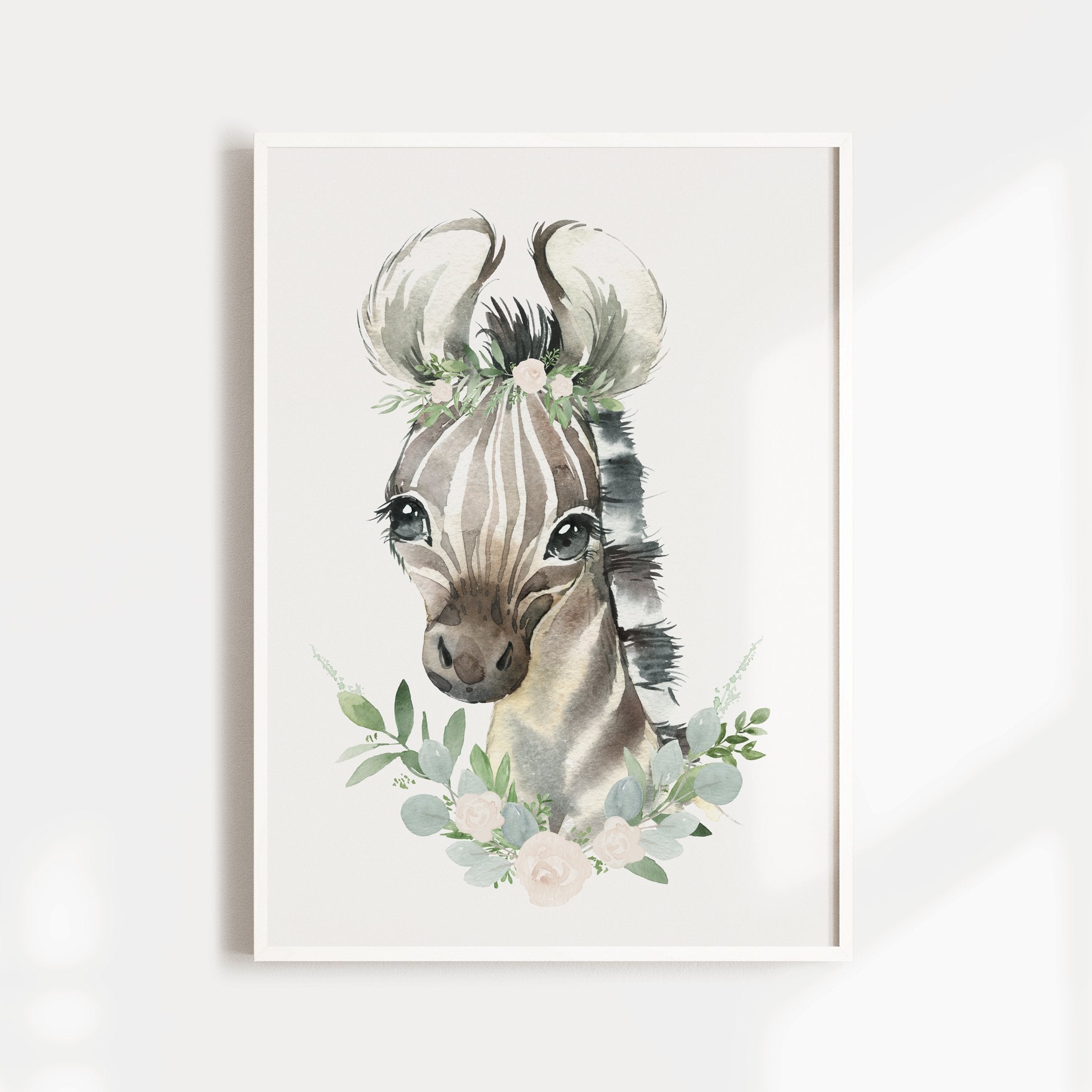 Floral Llama, Elephant & Zebra Prints