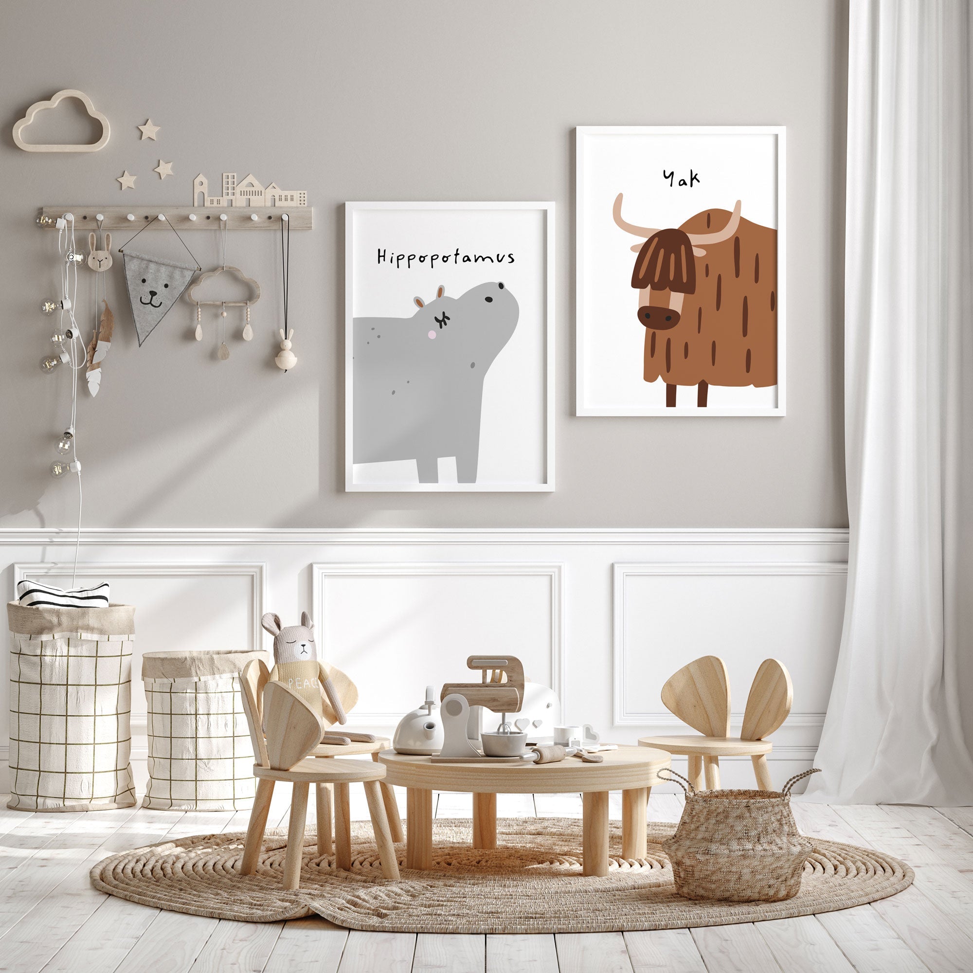 Hippo Print