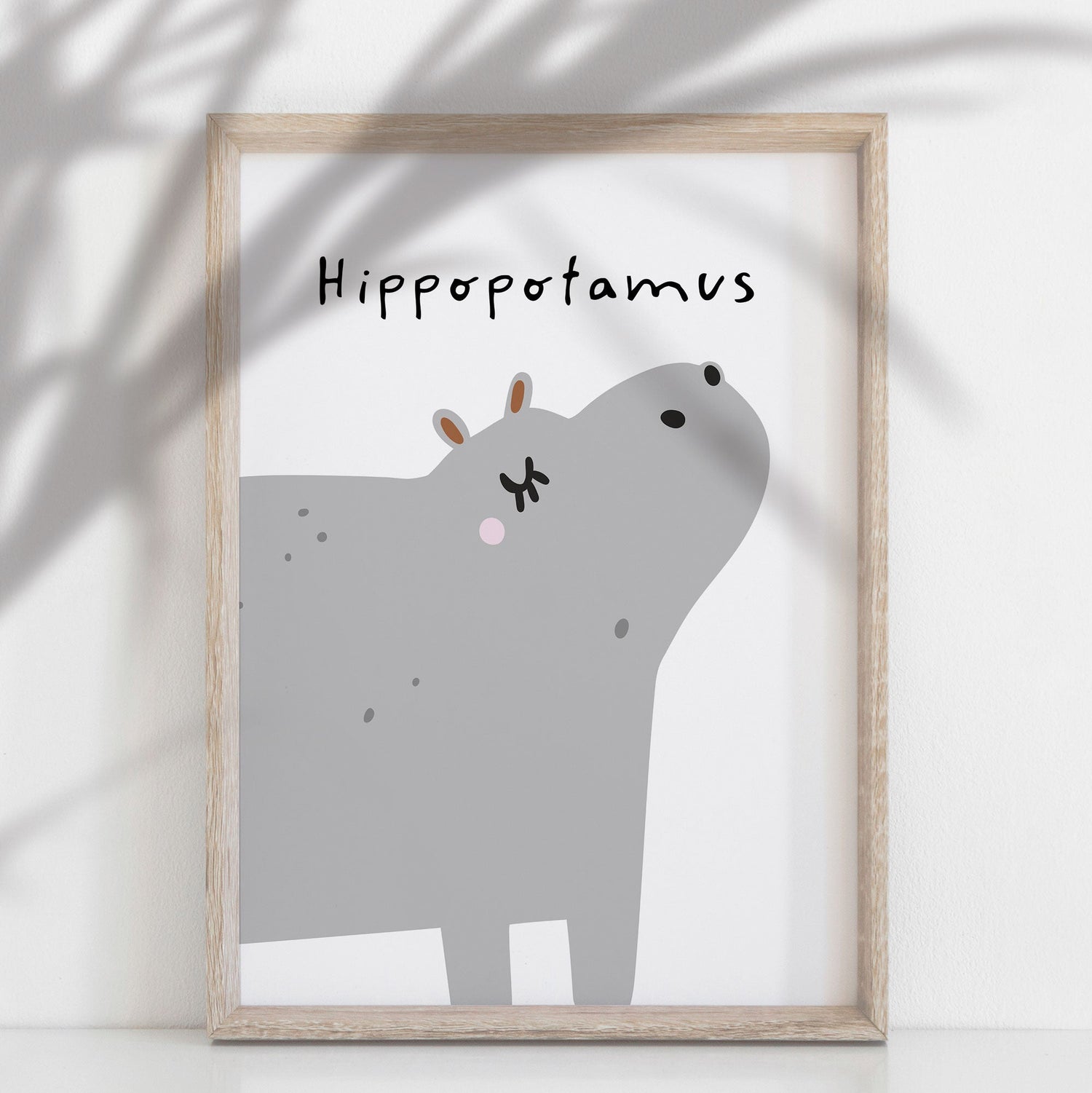 Hippo Print