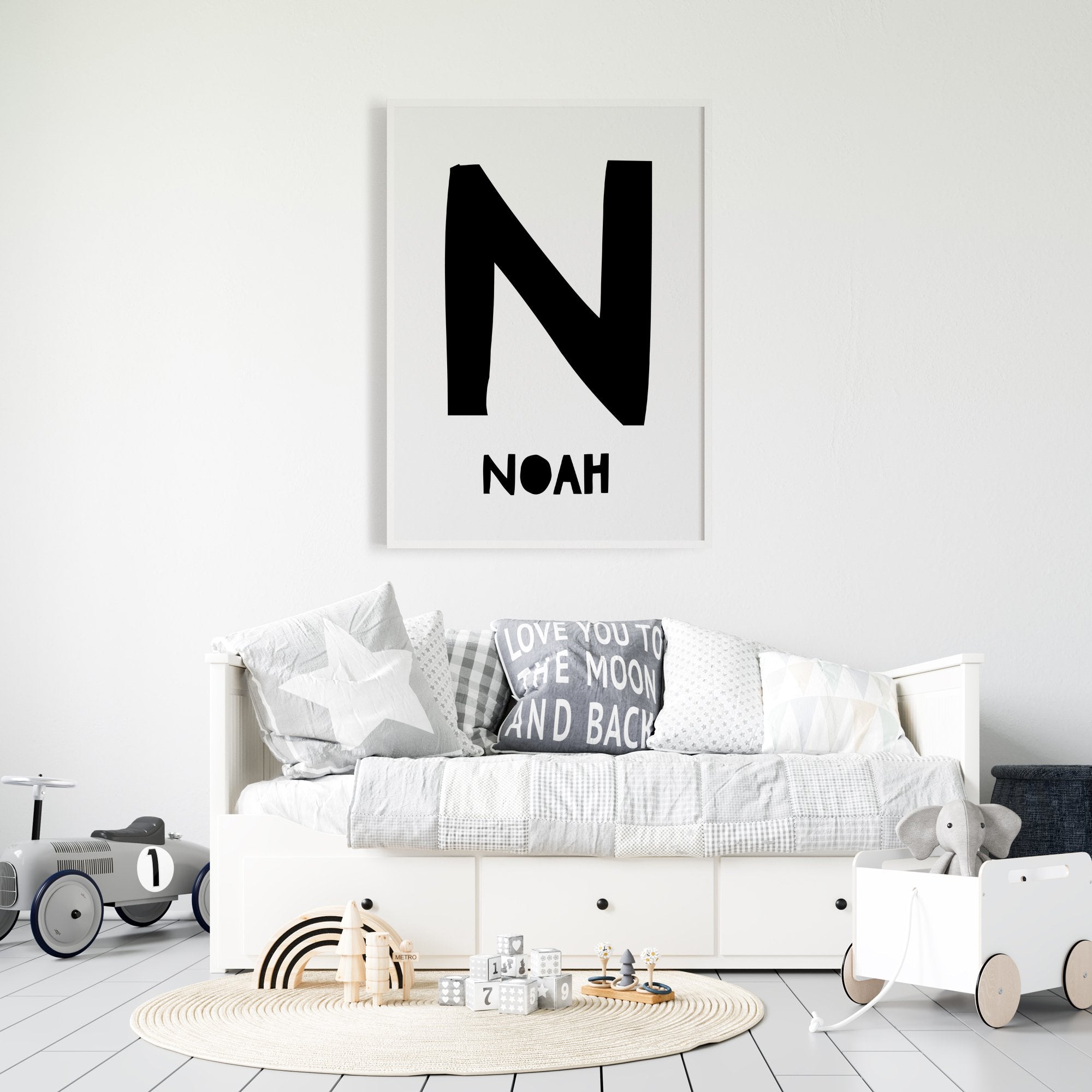 Letter & Name Print