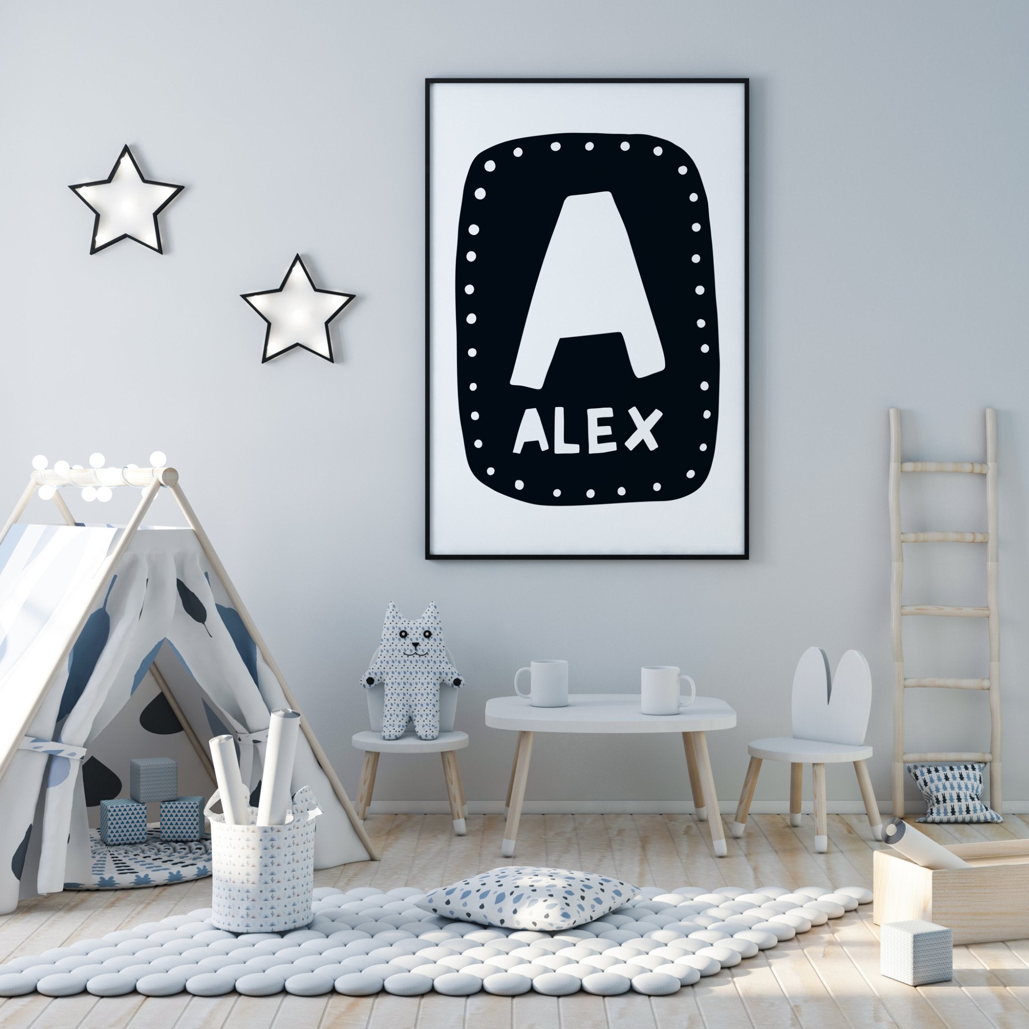 Letter & Name Print