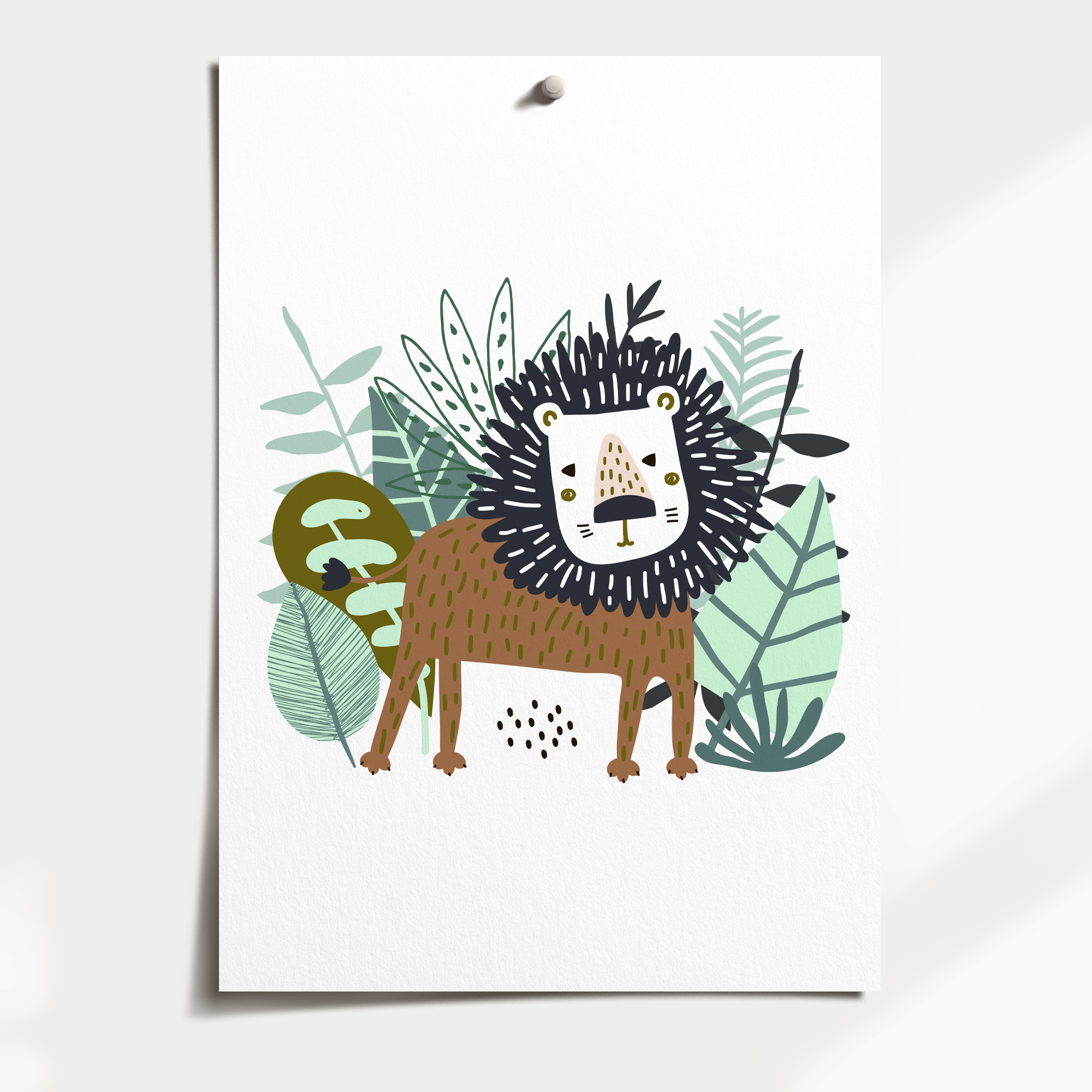 Lion Print